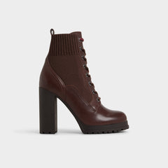 Lug sole Rebellious in Other Brown - Combat ankle boot