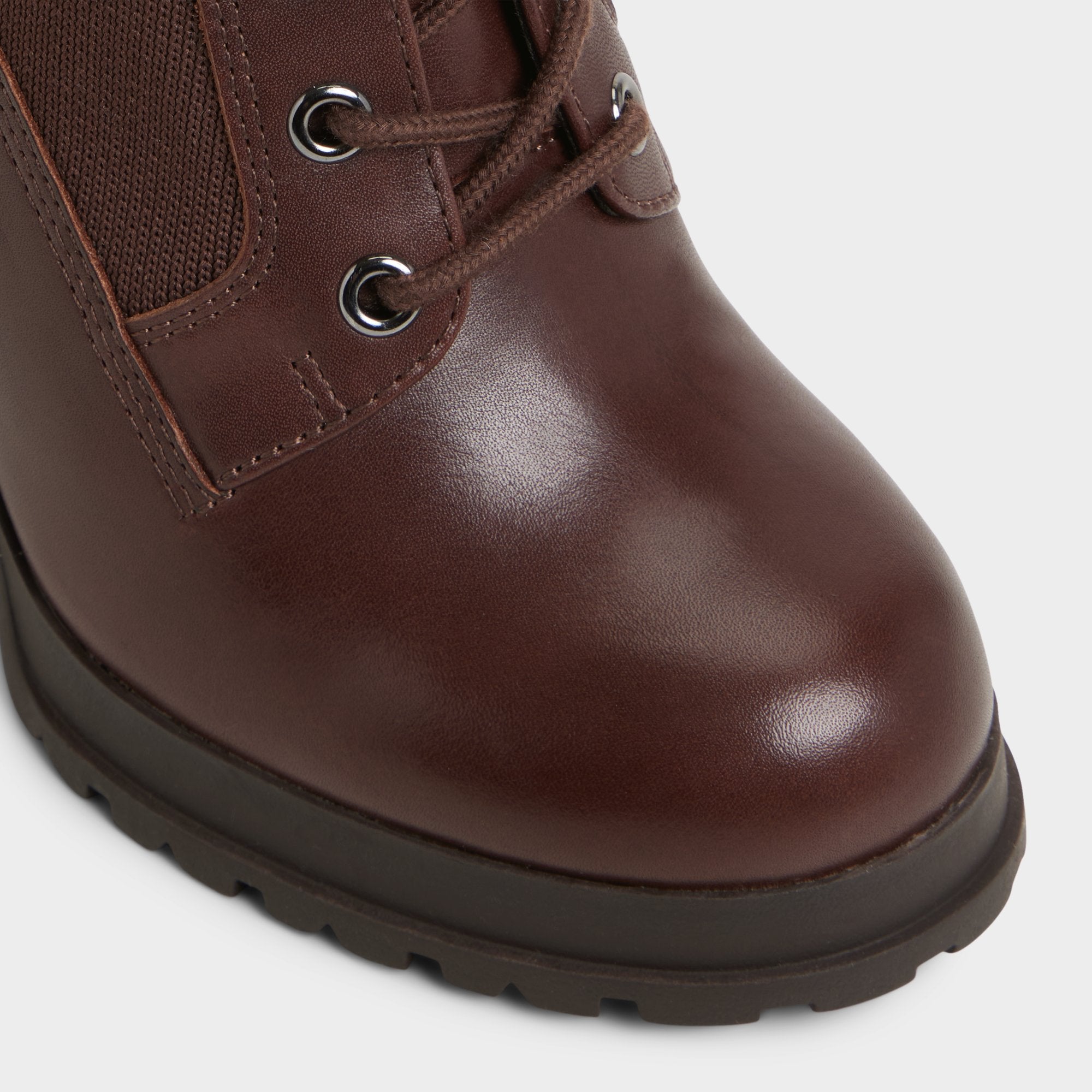 Lug sole Rebellious in Other Brown - Combat ankle boot