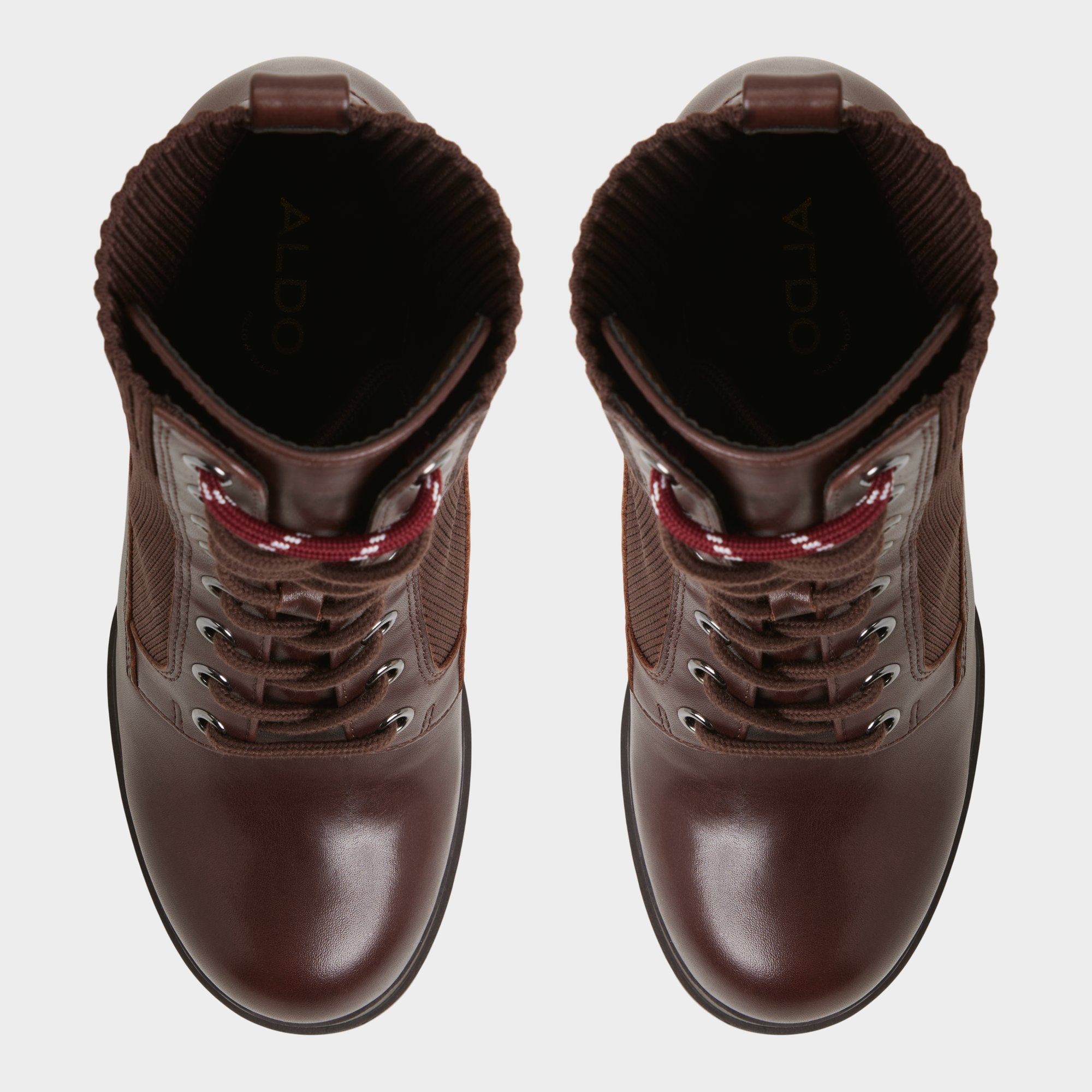 Lug sole Rebellious in Other Brown - Combat ankle boot