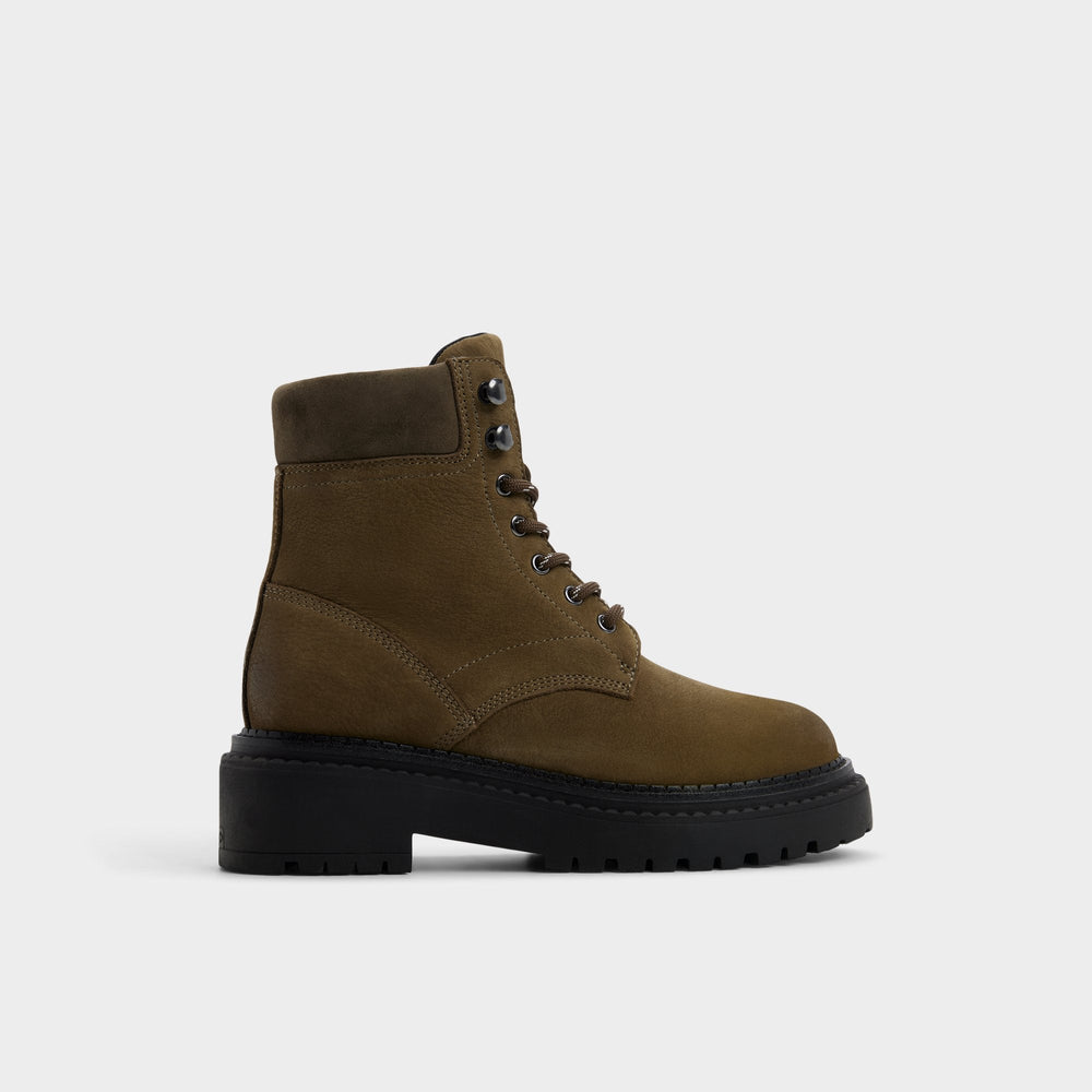 Lug sole Lewellan in Dark Green - Hiking boot