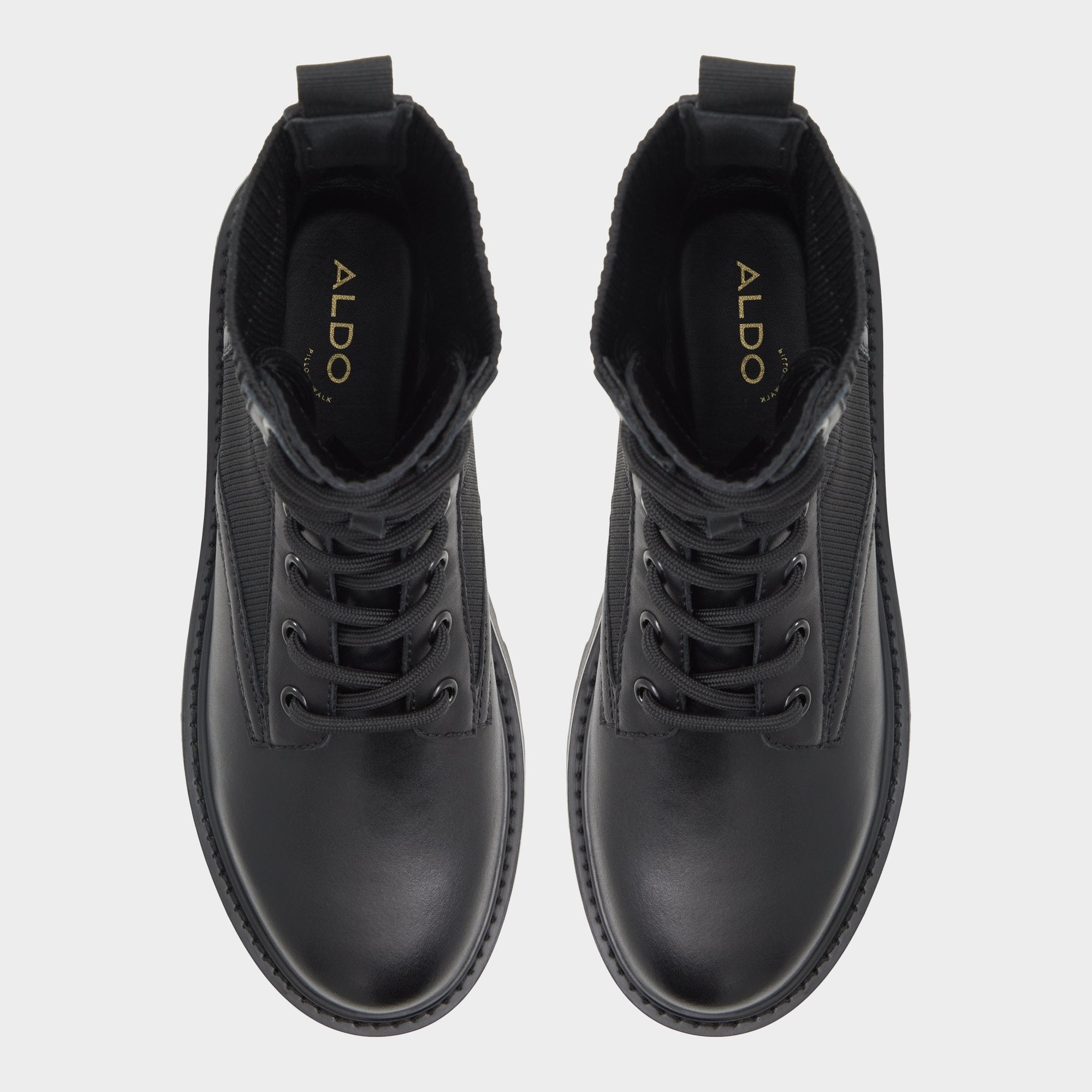 Talaleryknit Black Women's Combat boots - Combat ankle boot Black