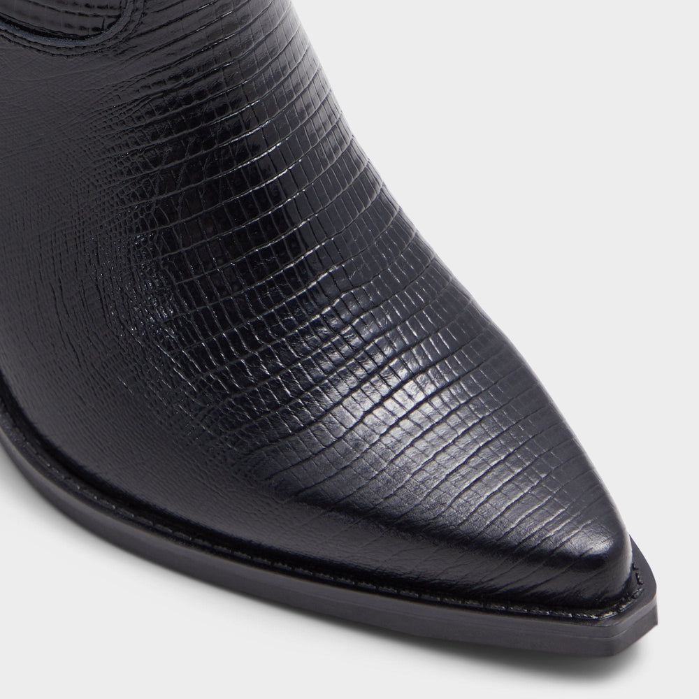 Nevada-wc Black Women's Western - Western knee-high boot Black