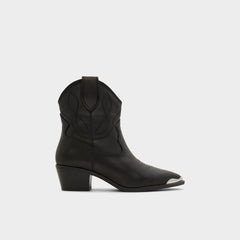 Block heel Valley Black Women's Western - Western boot
