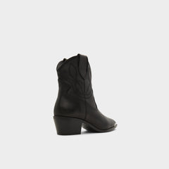 Block heel Valley Black Women's Western - Western boot