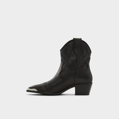 Block heel Valley Black Women's Western - Western boot
