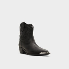 Block heel Valley Black Women's Western - Western boot