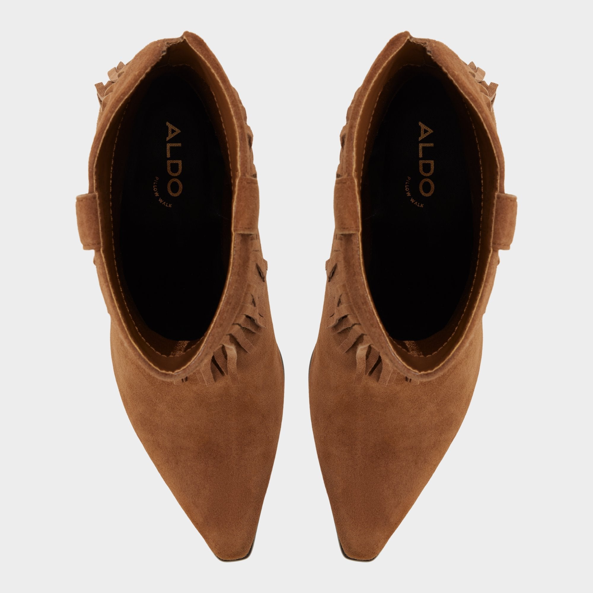Jollene in Dark Brown - Western boot Block heel