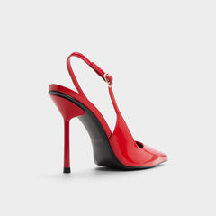 Serrah in Medium Red - Pump Stiletto heel