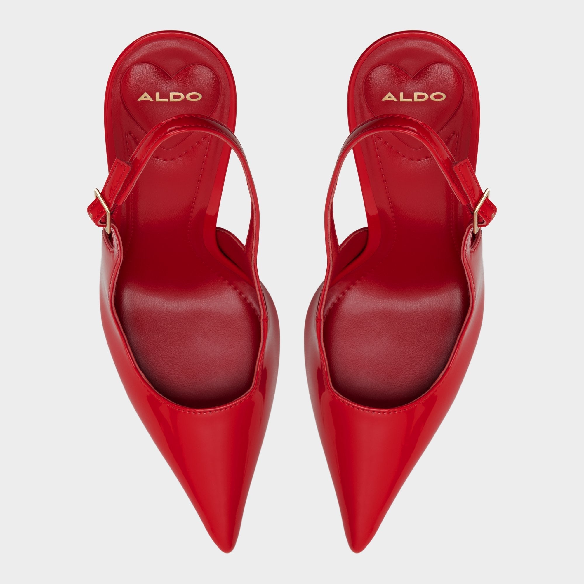 Serrah in Medium Red - Pump Stiletto heel