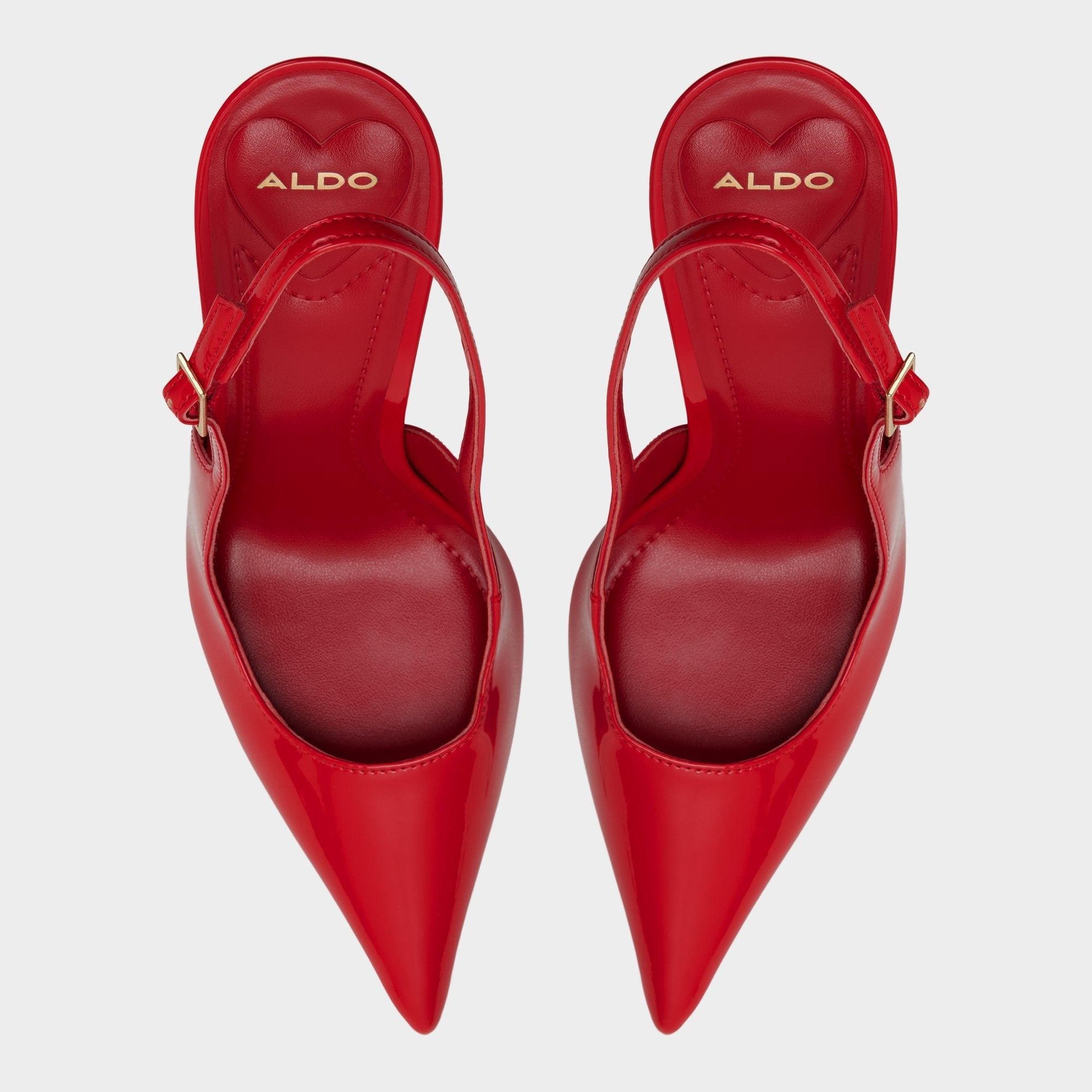 Serrah in Medium Red - Pump Stiletto heel