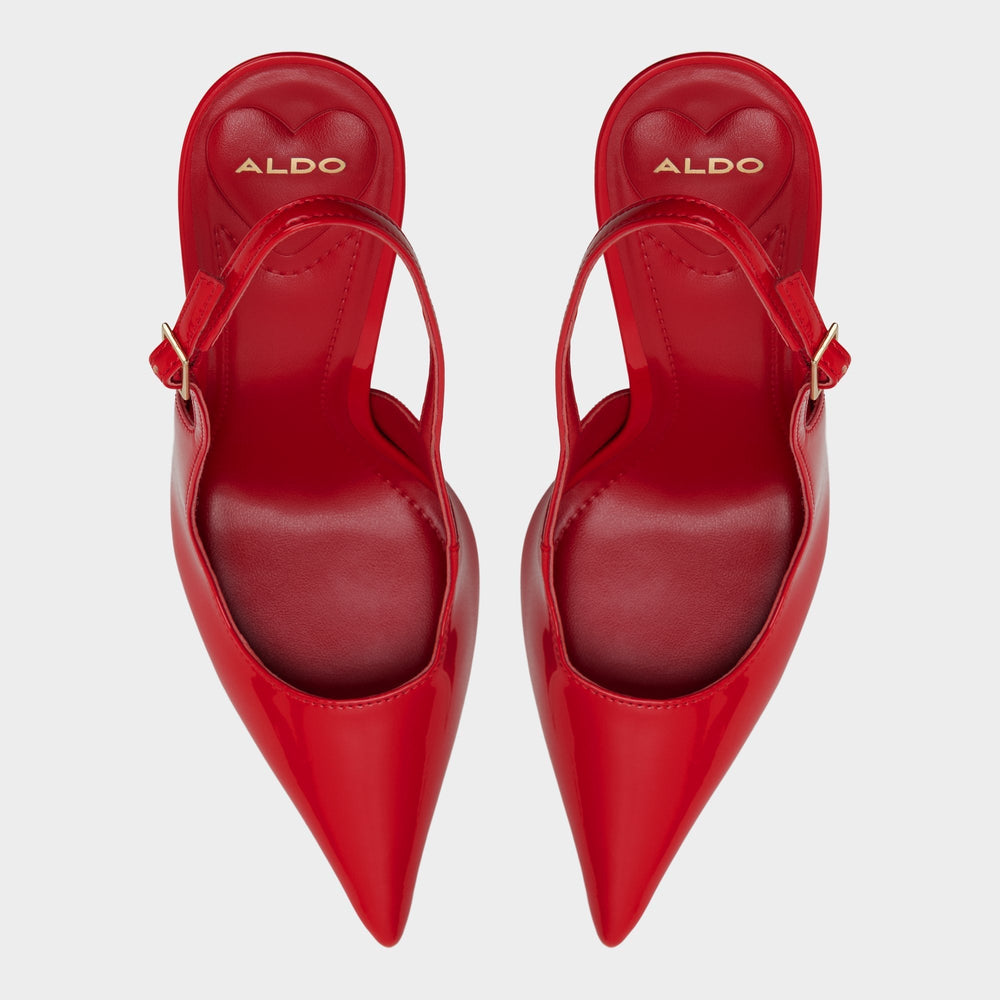 Serrah in Medium Red - Pump Stiletto heel