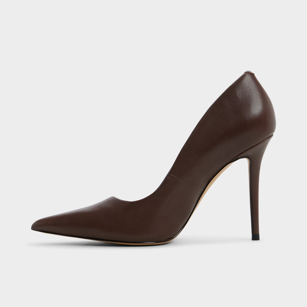Stasya in Dark Brown - Pump Stiletto heel