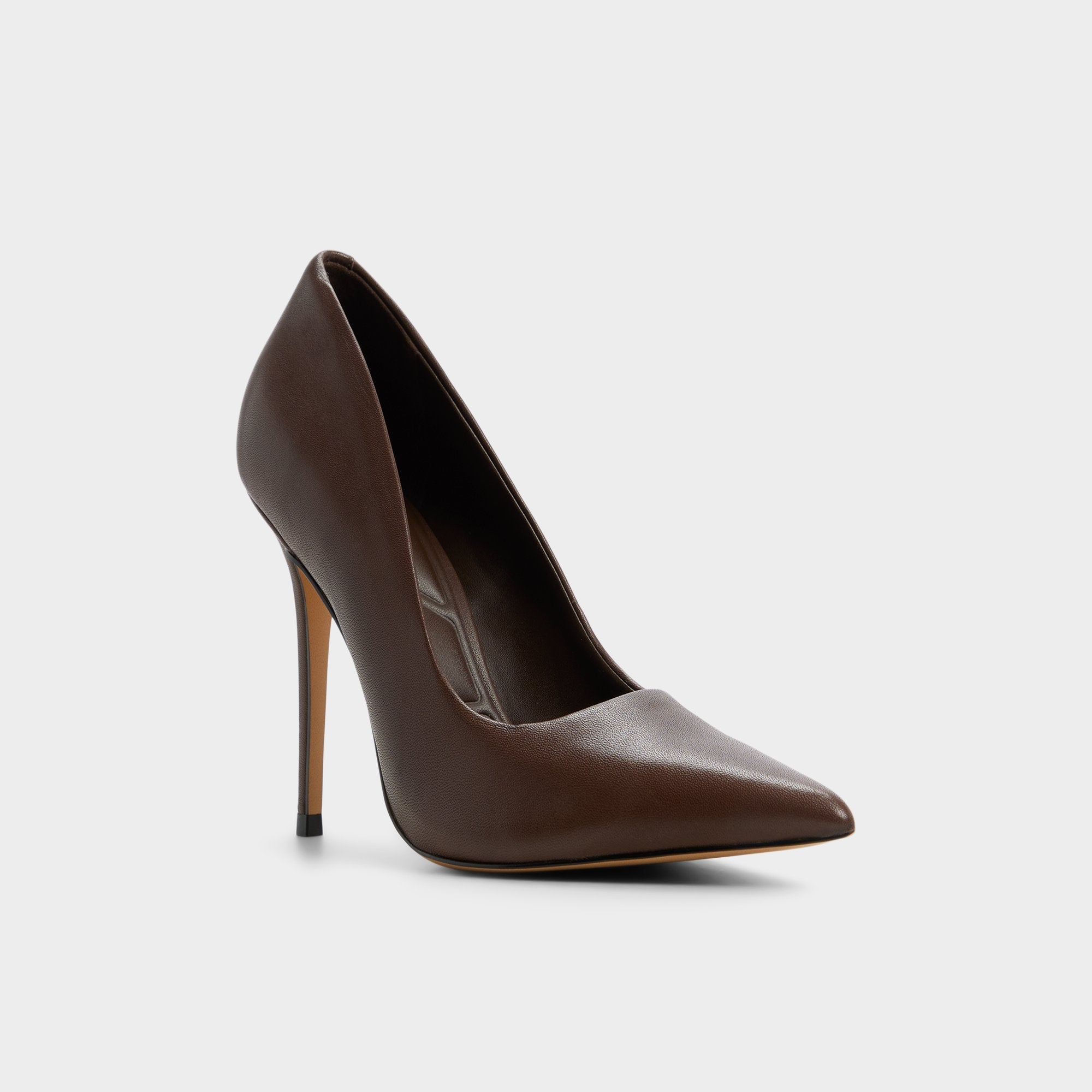 Stasya in Dark Brown - Pump Stiletto heel