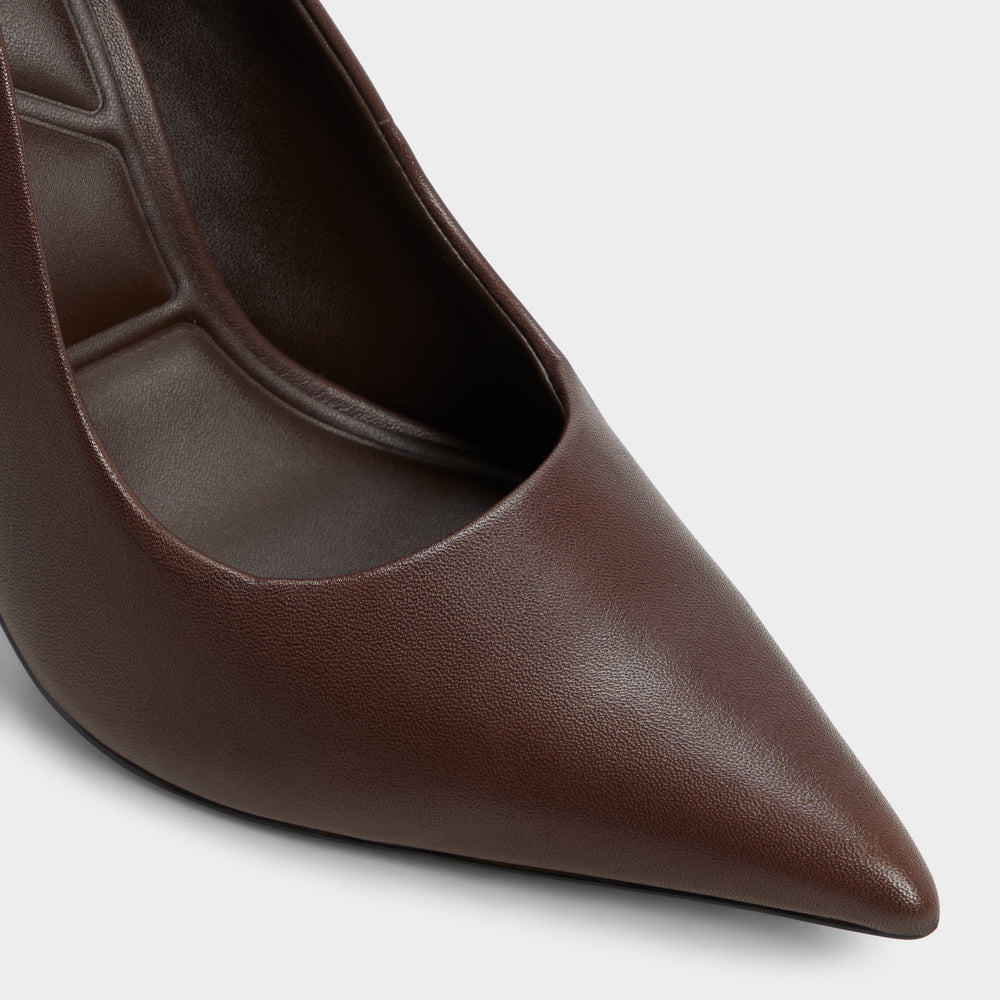 Stasya in Dark Brown - Pump Stiletto heel
