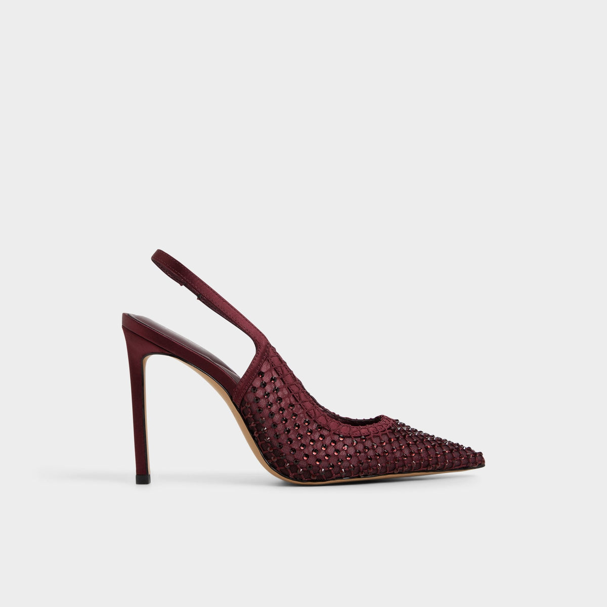 Stiletto heel Marciana in Burgundy 14151906 - Slingback heel
