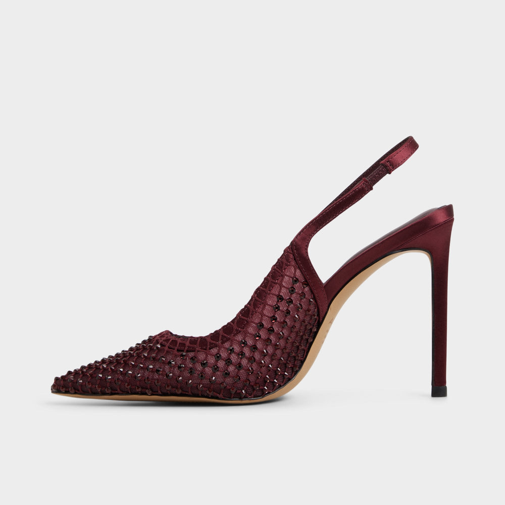 Stiletto heel Marciana in Burgundy 14151906 - Slingback heel