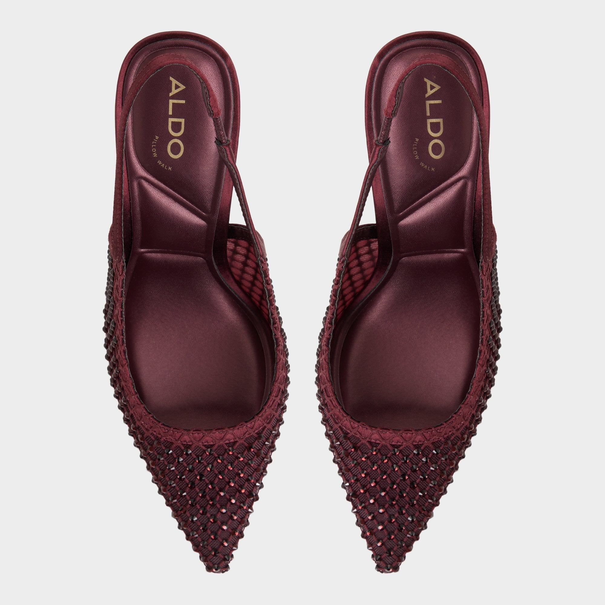 Stiletto heel Marciana in Burgundy 14151906 - Slingback heel