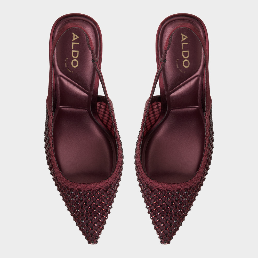 Stiletto heel Marciana in Burgundy 14151906 - Slingback heel