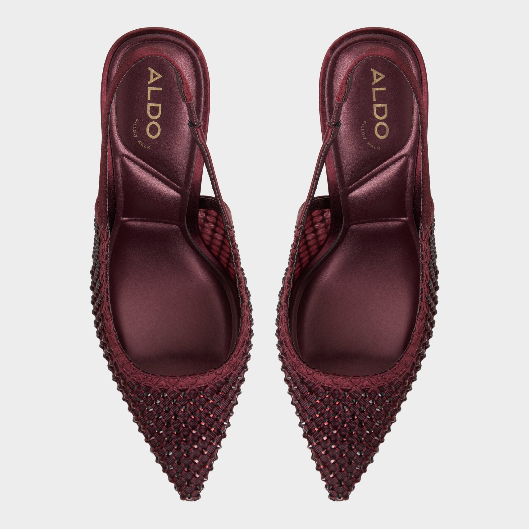 Stiletto heel Marciana in Burgundy 14151906 - Slingback heel