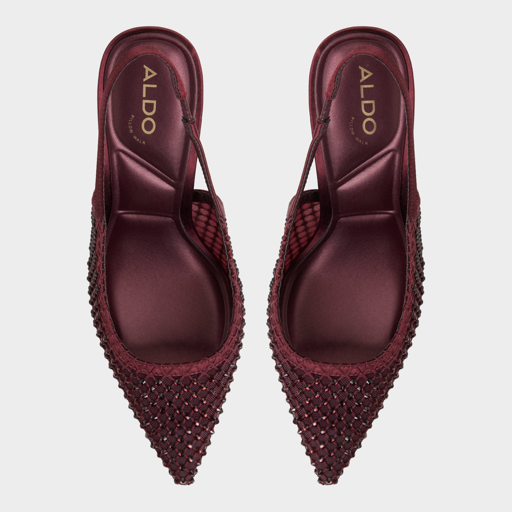 Stiletto heel Marciana in Burgundy 14151906 - Slingback heel