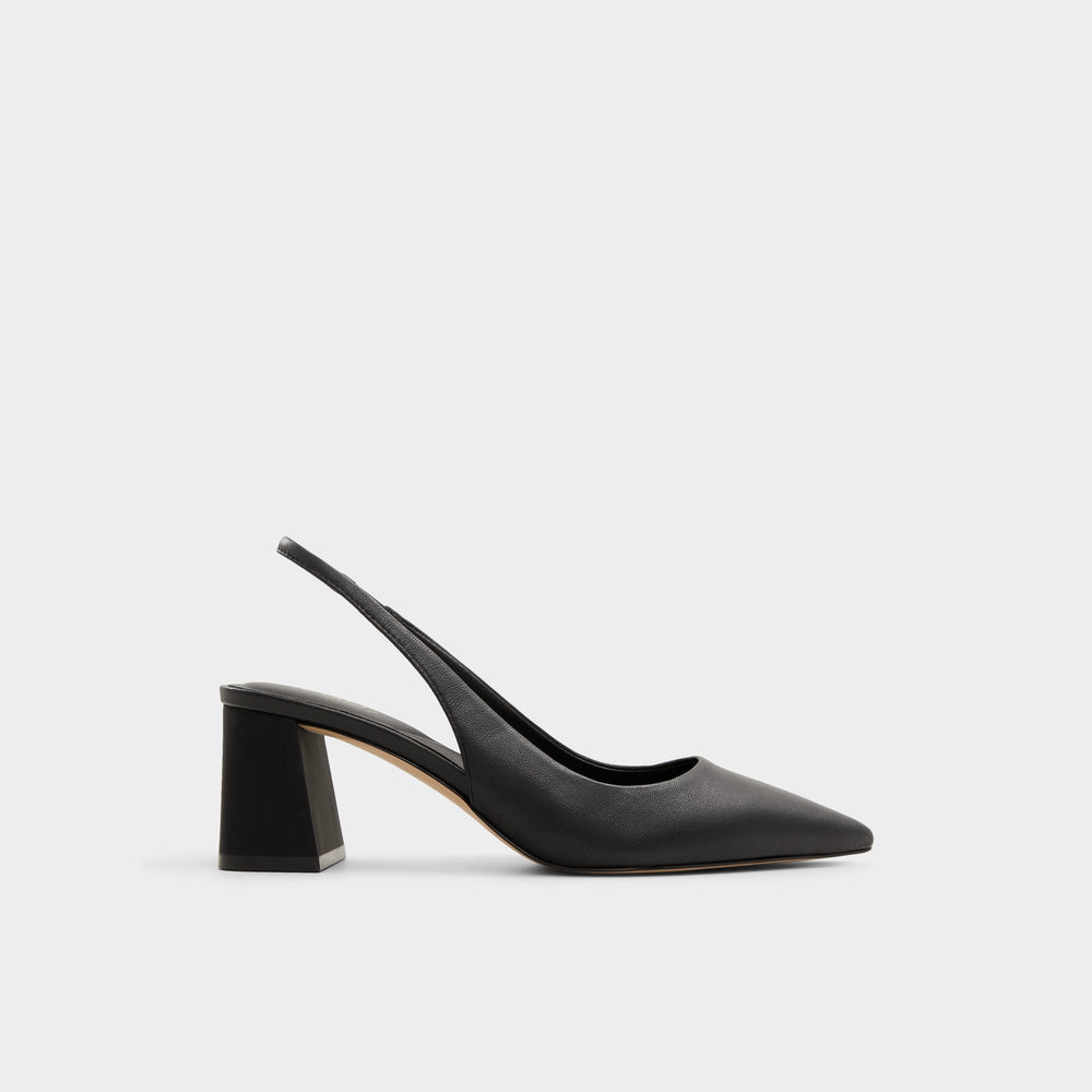 Uliana Black Women's Block heels - Slingback heel Block heel