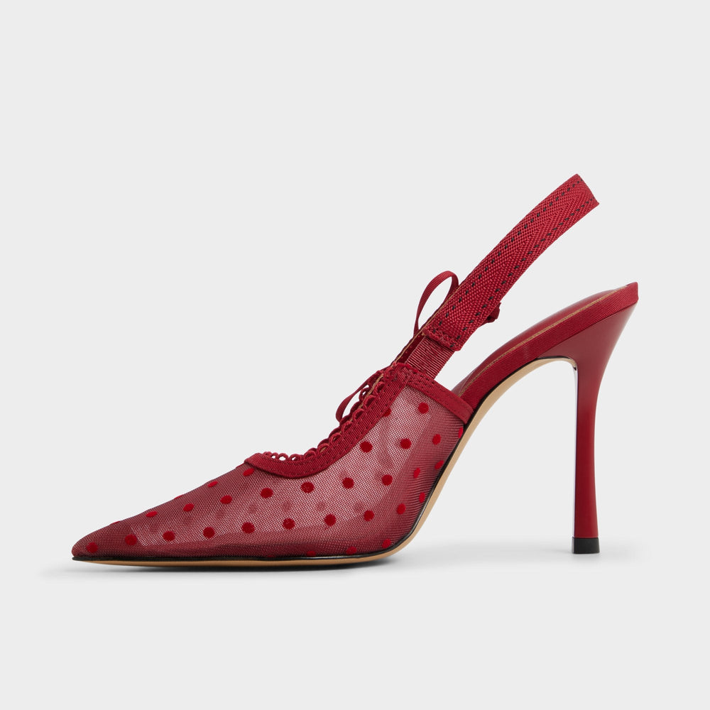 Stiletto heel Hennie in Dark Red 14151902 - Slingback heel