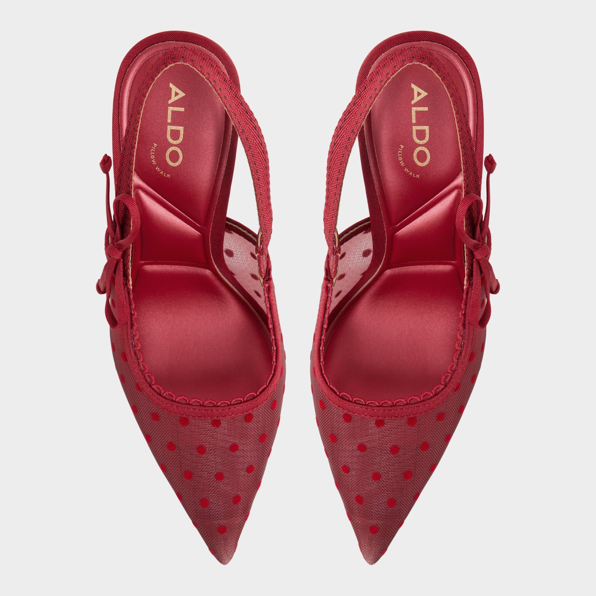 Stiletto heel Hennie in Dark Red 14151902 - Slingback heel