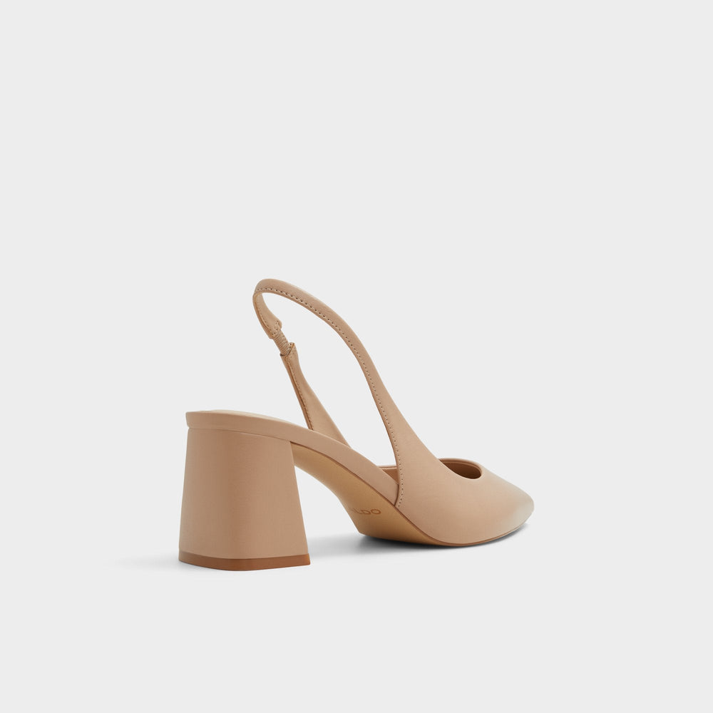 Uliana Beige Women's Block heels - Slingback heel Block heel