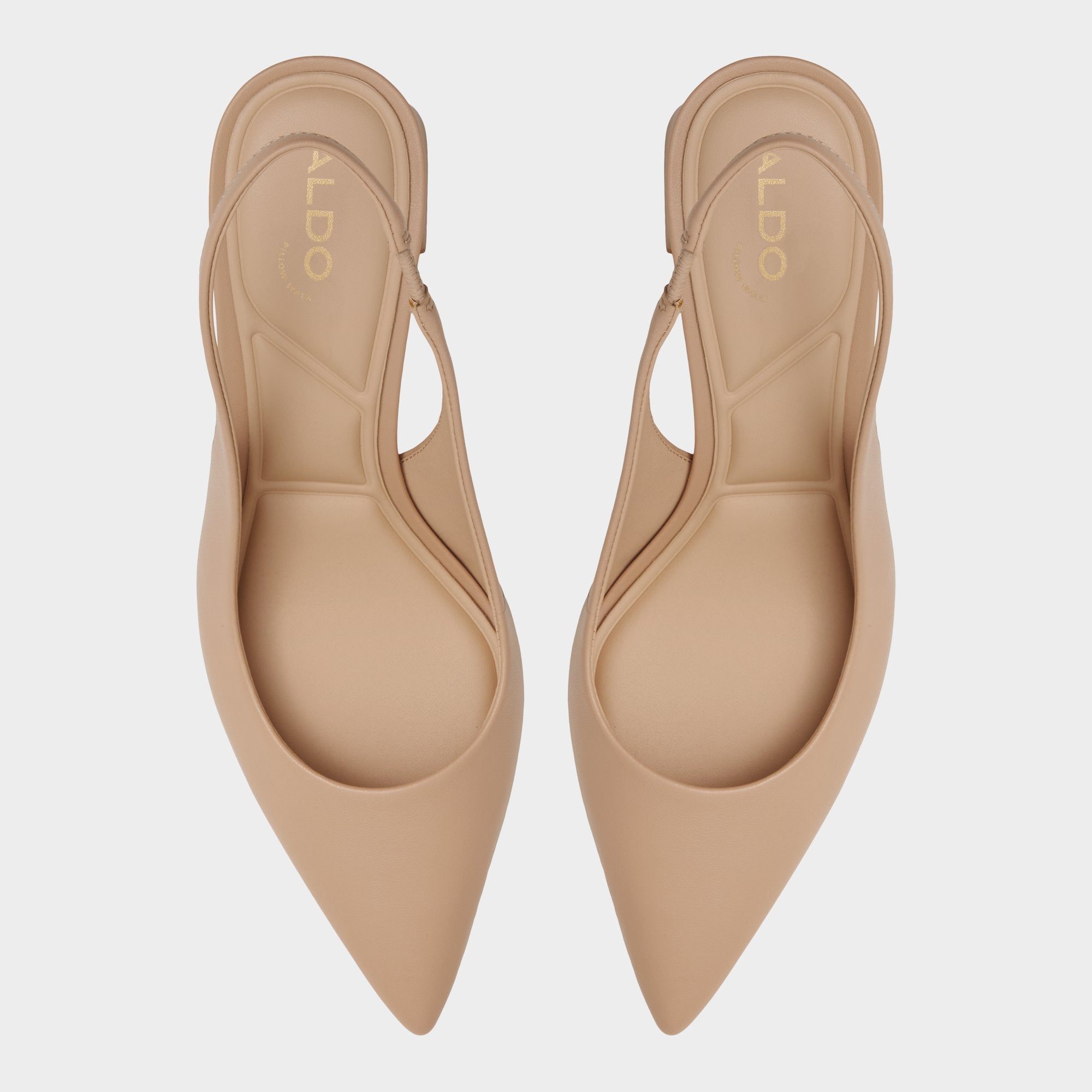 Uliana Beige Women's Block heels - Slingback heel Block heel