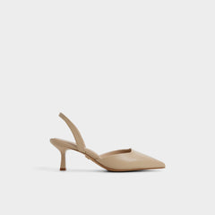 Kitten heel Gavedessi in Medium Beige - Slingback heel