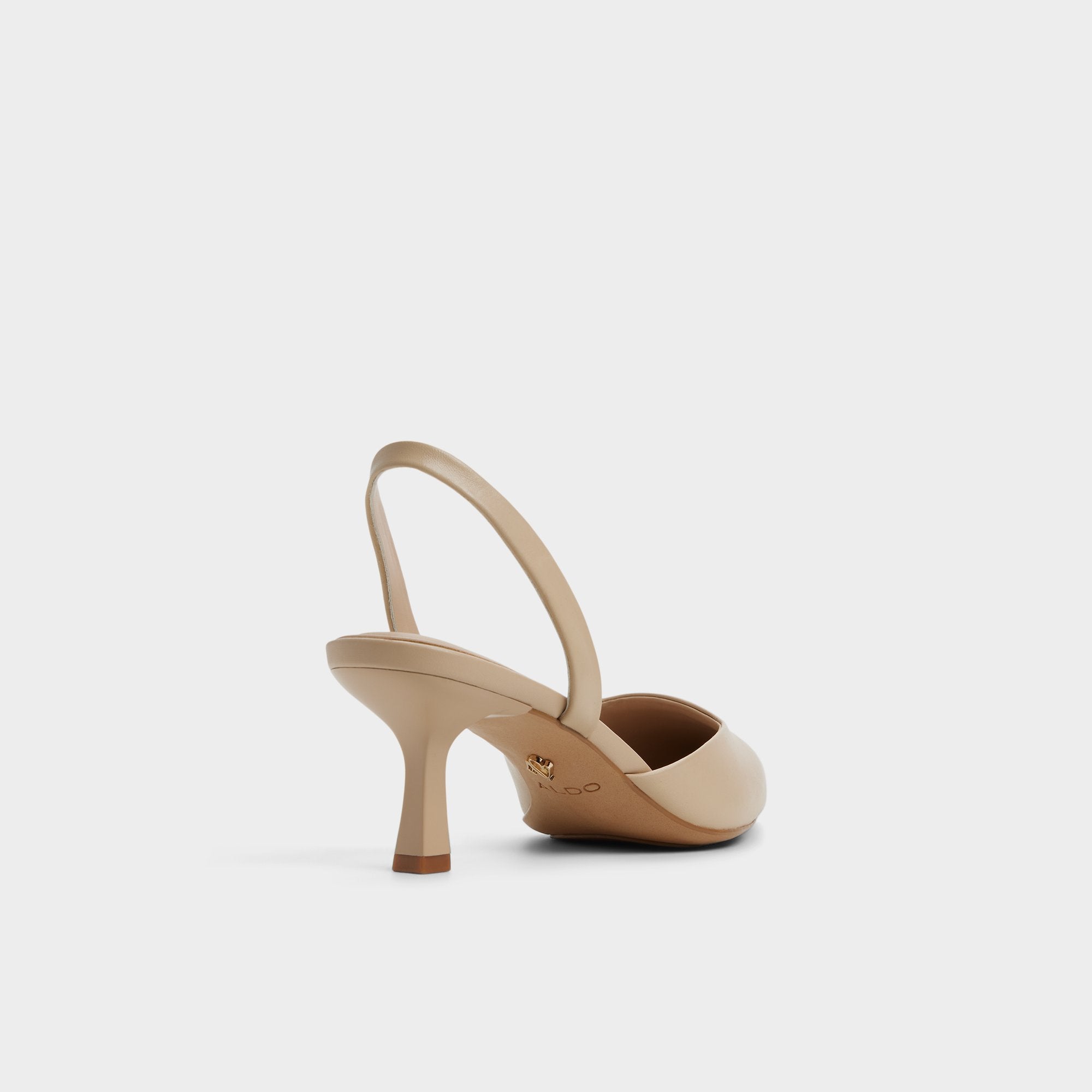 Kitten heel Gavedessi in Medium Beige - Slingback heel