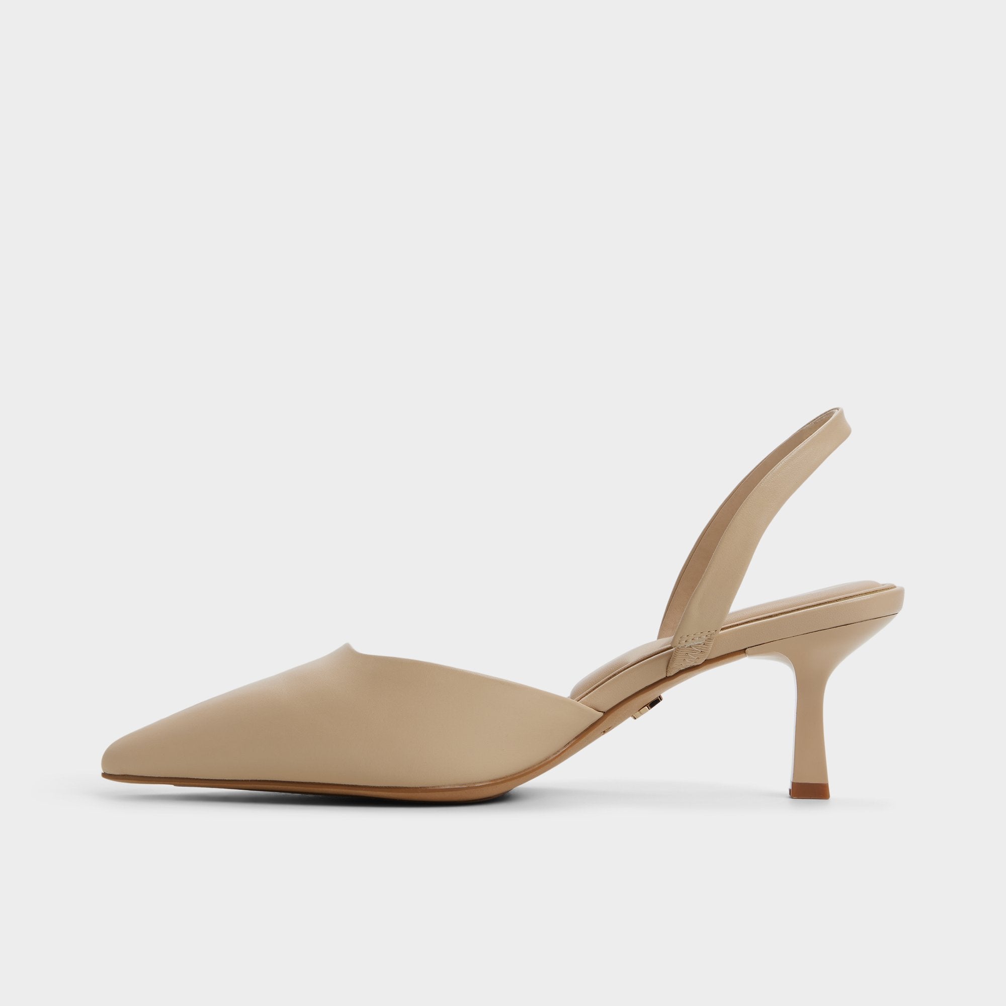 Kitten heel Gavedessi in Medium Beige - Slingback heel