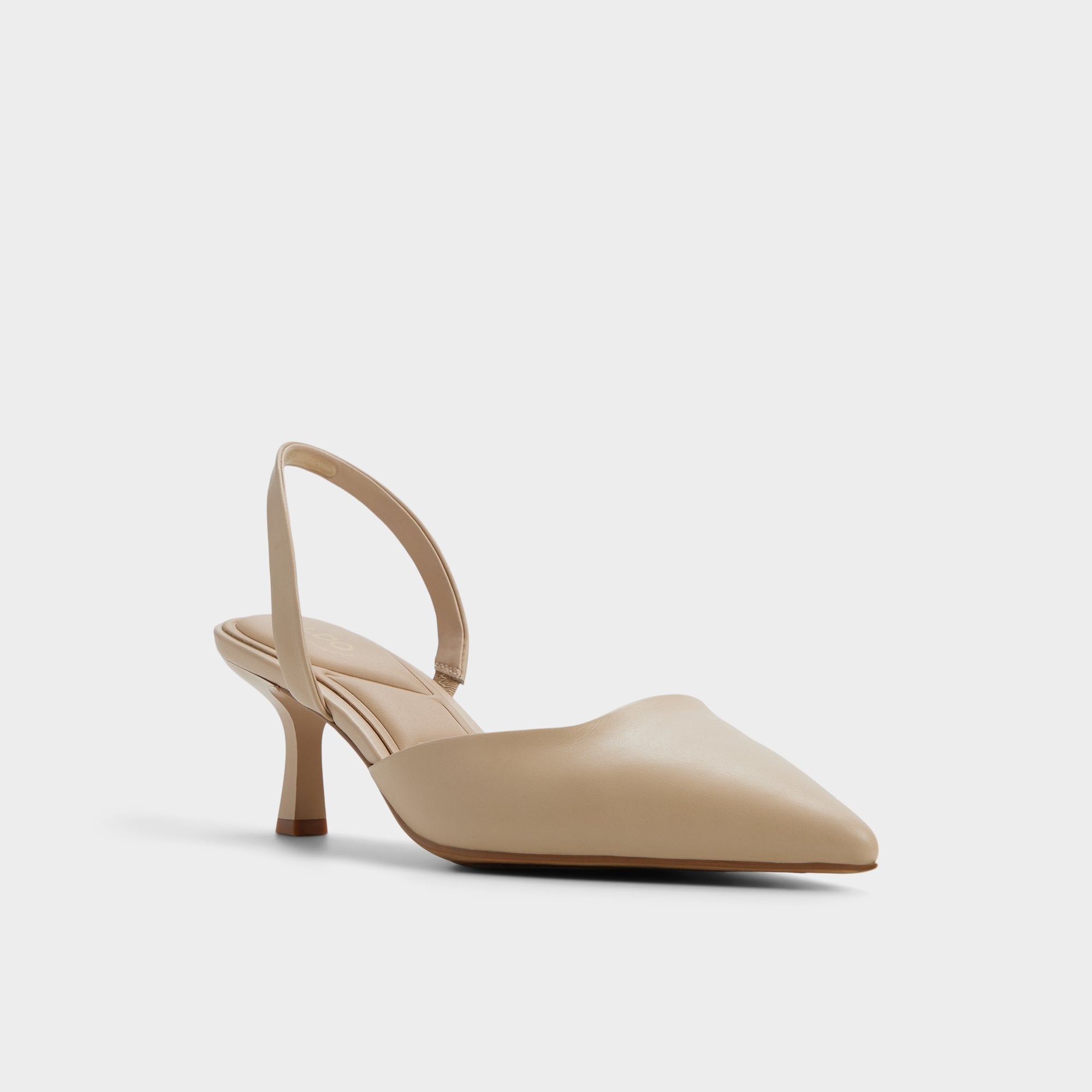 Kitten heel Gavedessi in Medium Beige - Slingback heel