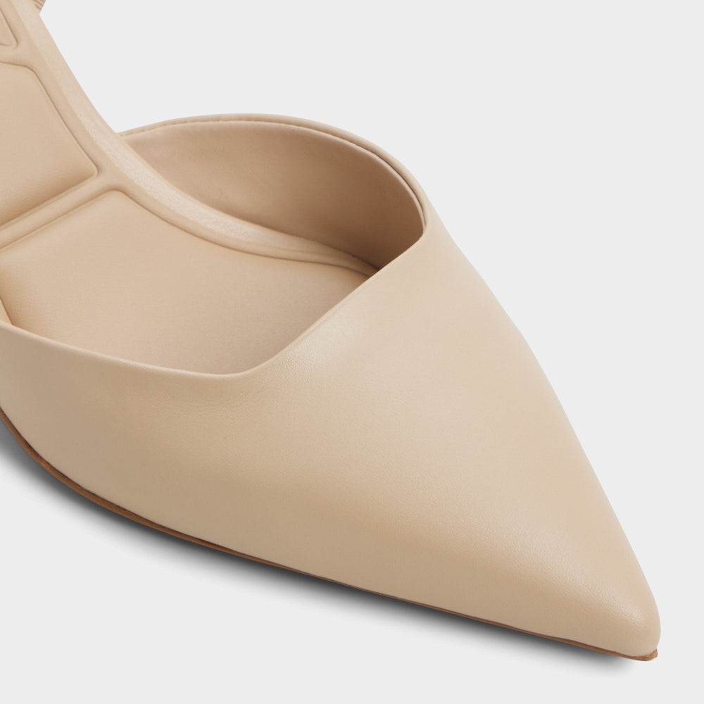 Kitten heel Gavedessi in Medium Beige - Slingback heel