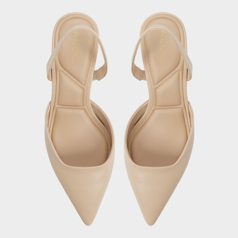 Kitten heel Gavedessi in Medium Beige - Slingback heel