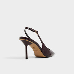 Seralina in Bordo - Slingback heel Stiletto heel