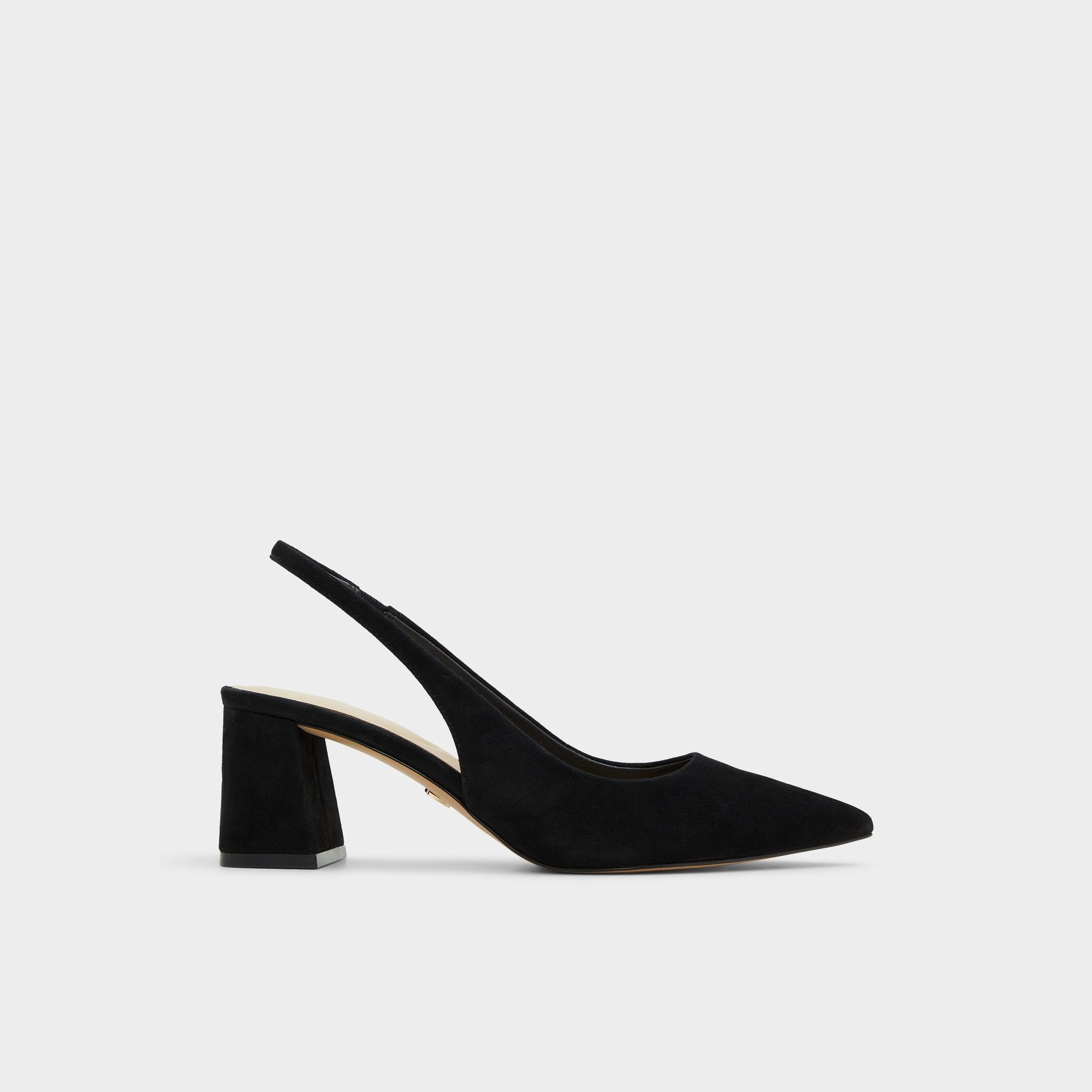 Uliana in Other Black - Slingback heel Block heel