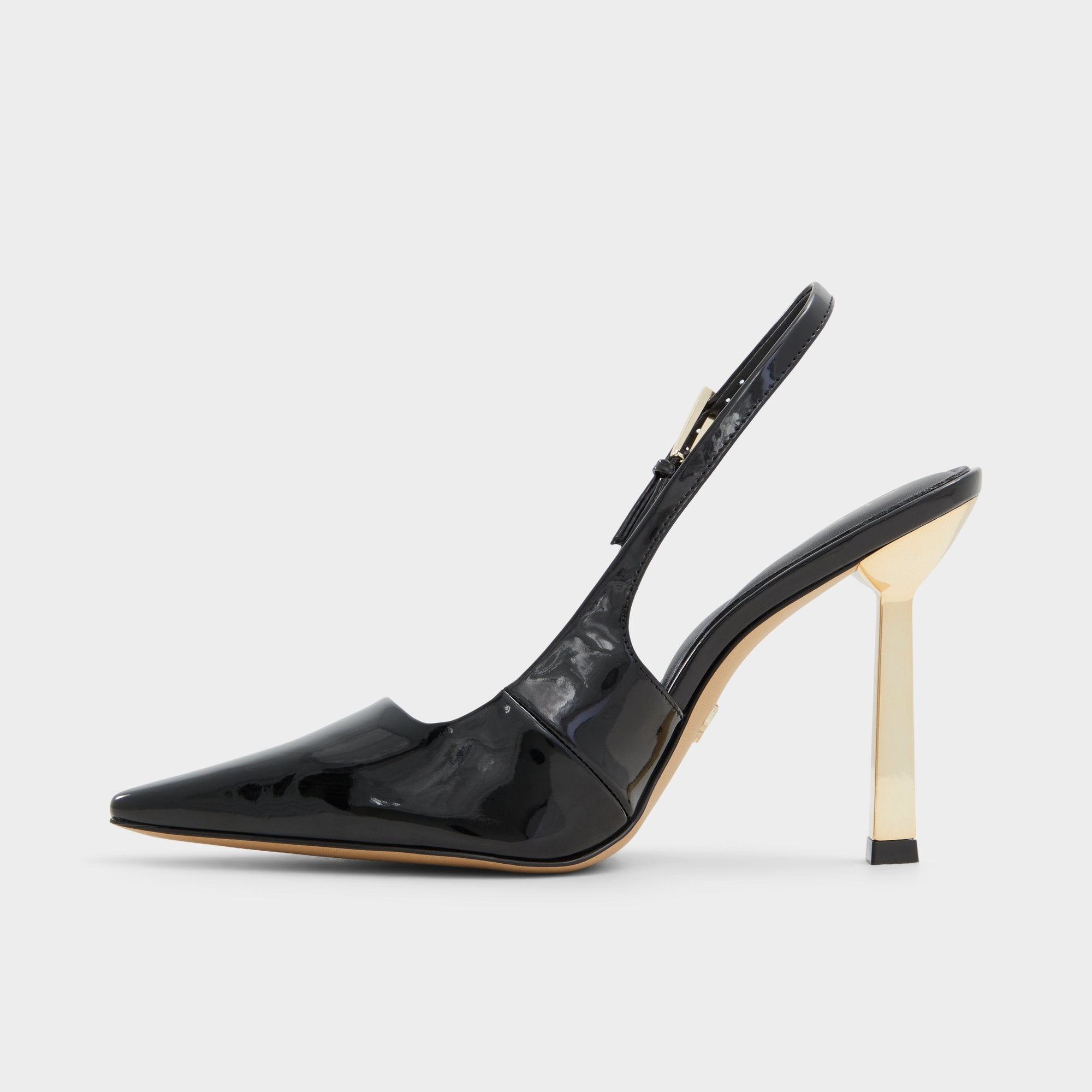 Marysa Black Women's Slingbacks - Slingback heel Stiletto heel