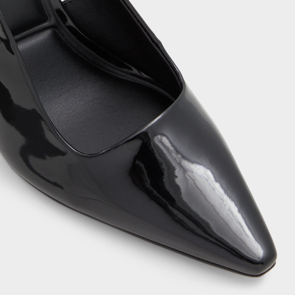 Marysa Black Women's Slingbacks - Slingback heel Stiletto heel