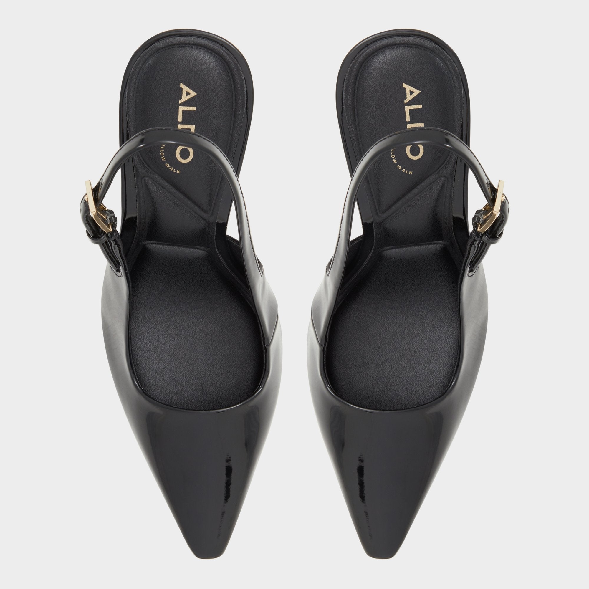 Marysa Black Women's Slingbacks - Slingback heel Stiletto heel