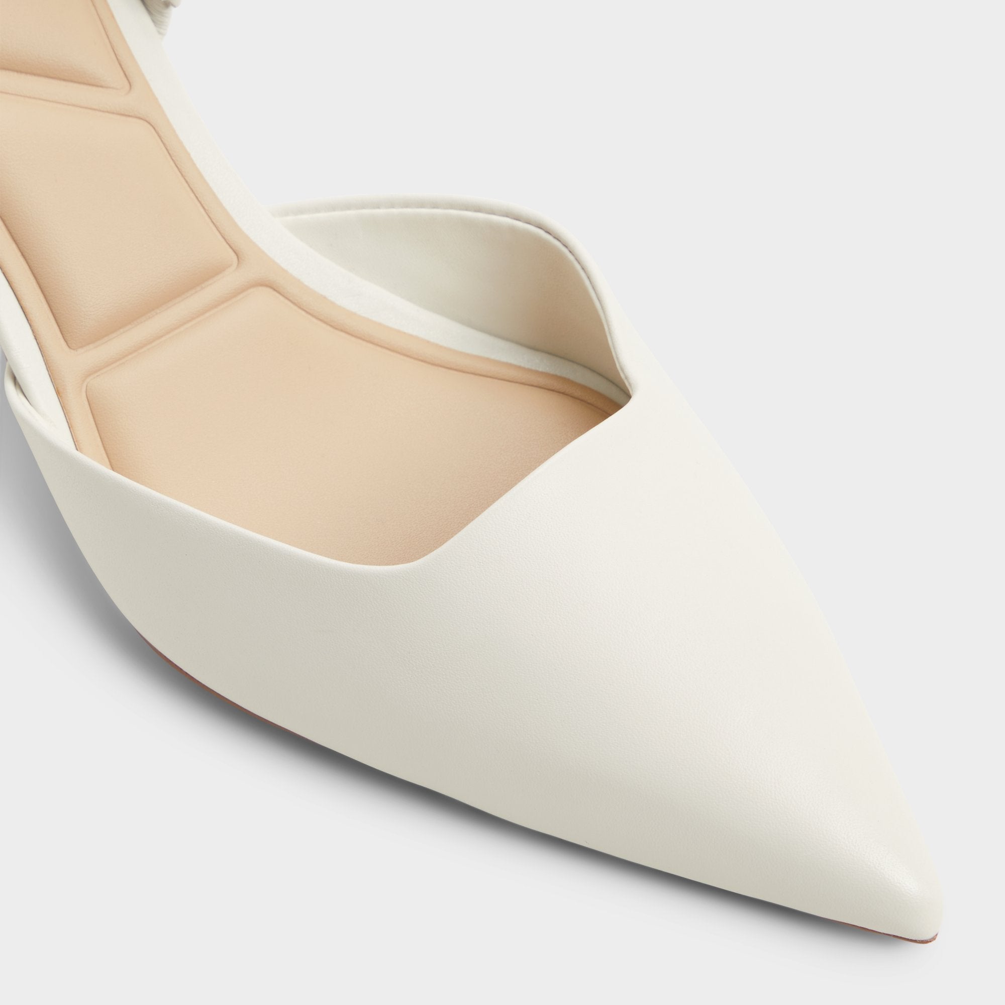 Kitten heel Gavedessi Open White Women's Kitten heels - Slingback heel