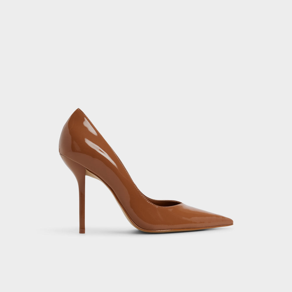 Stiletto heel Emelie in Medium Brown - Pump