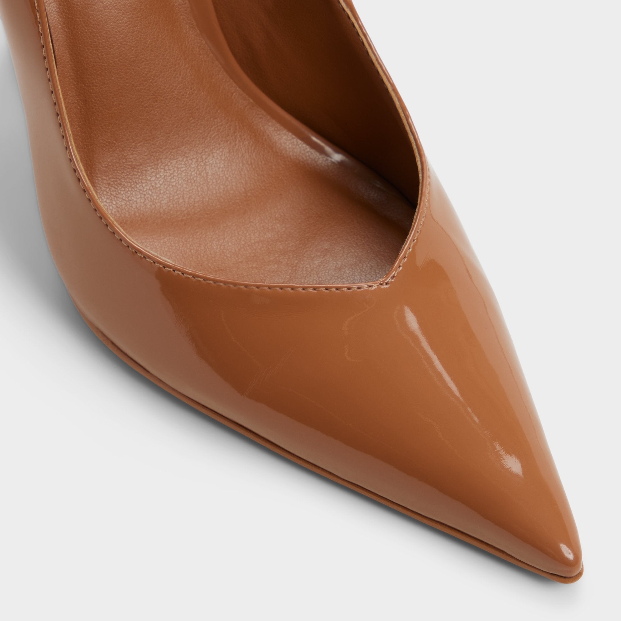 Stiletto heel Emelie in Medium Brown - Pump