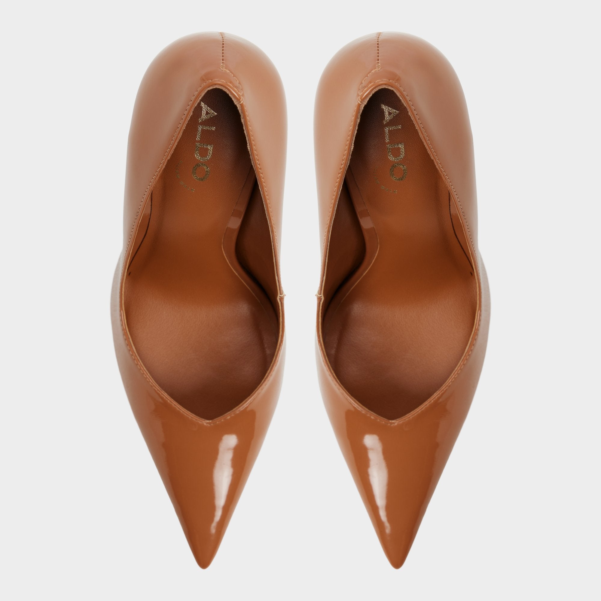 Stiletto heel Emelie in Medium Brown - Pump