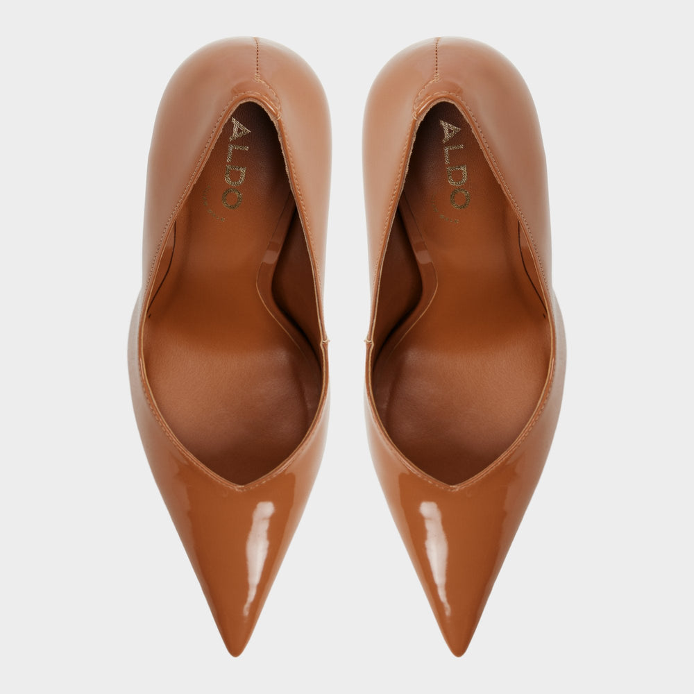 Stiletto heel Emelie in Medium Brown - Pump