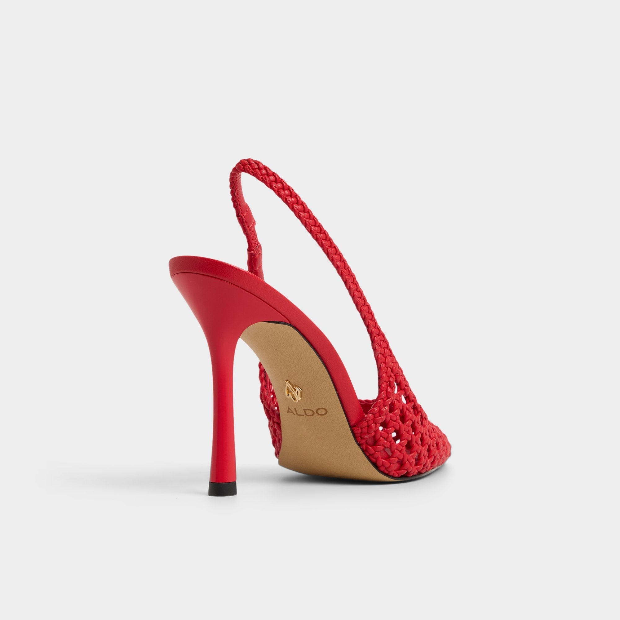 Petras Bright Red Women's Slingbacks - Slingback heel