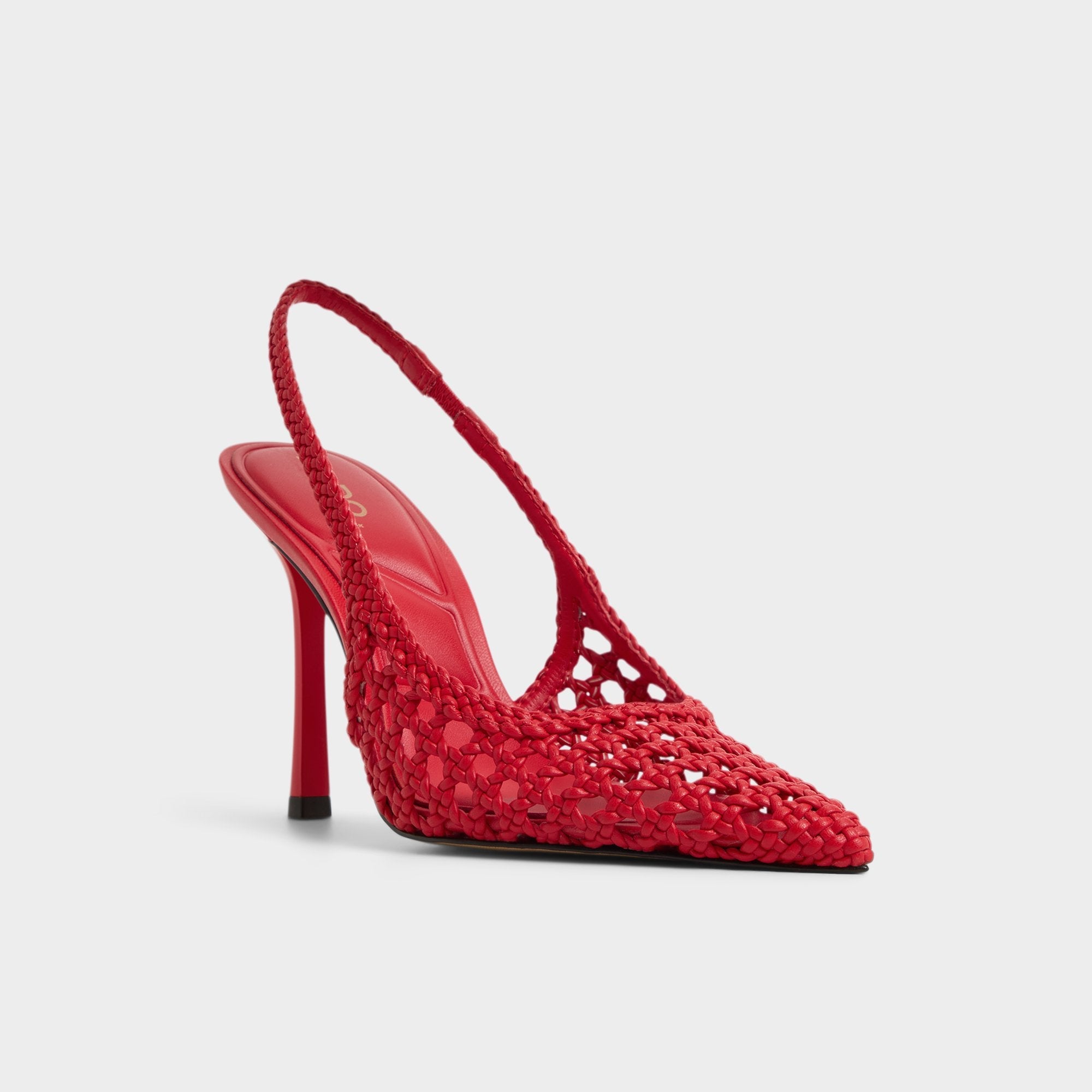 Petras Bright Red Women's Slingbacks - Slingback heel
