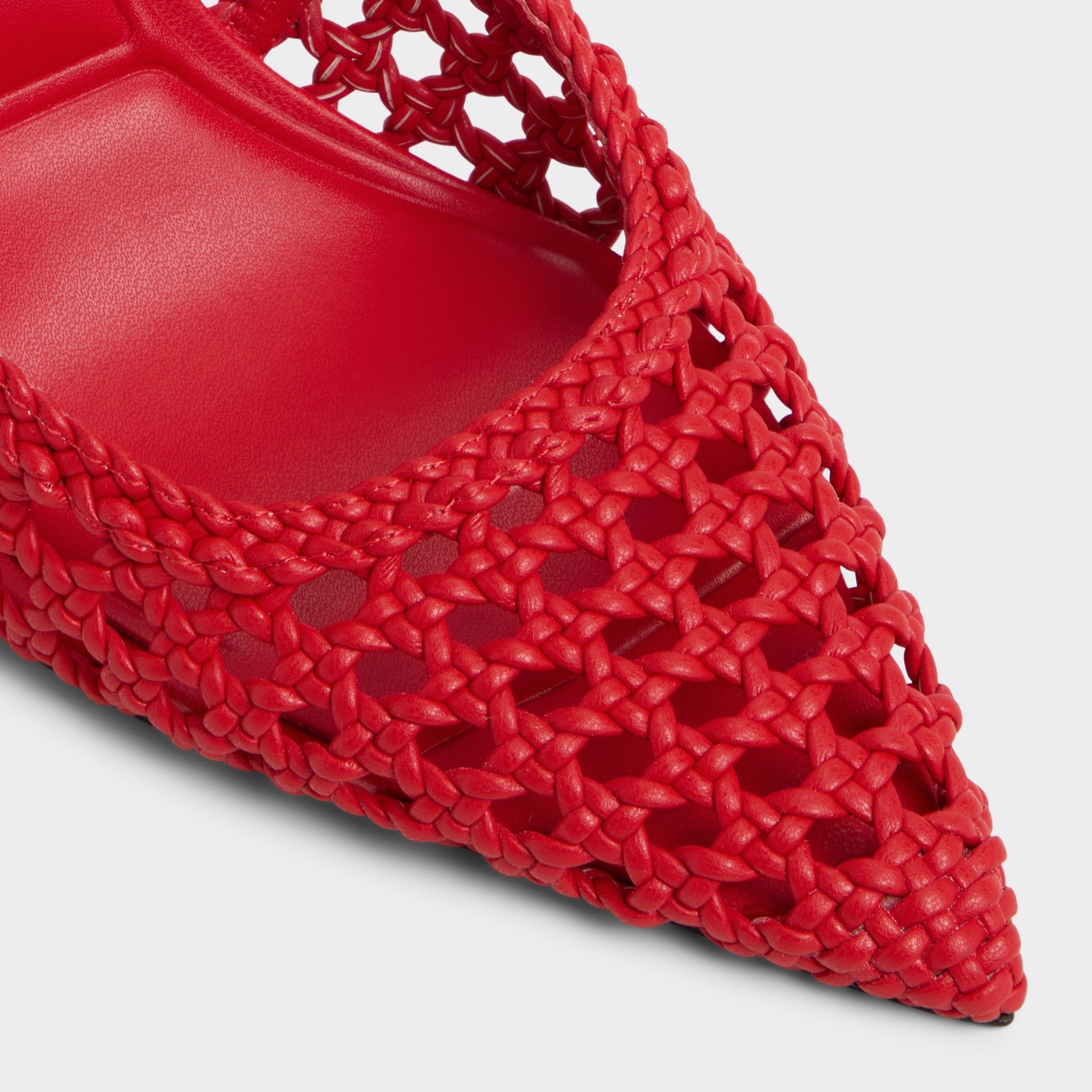 Petras Bright Red Women's Slingbacks - Slingback heel