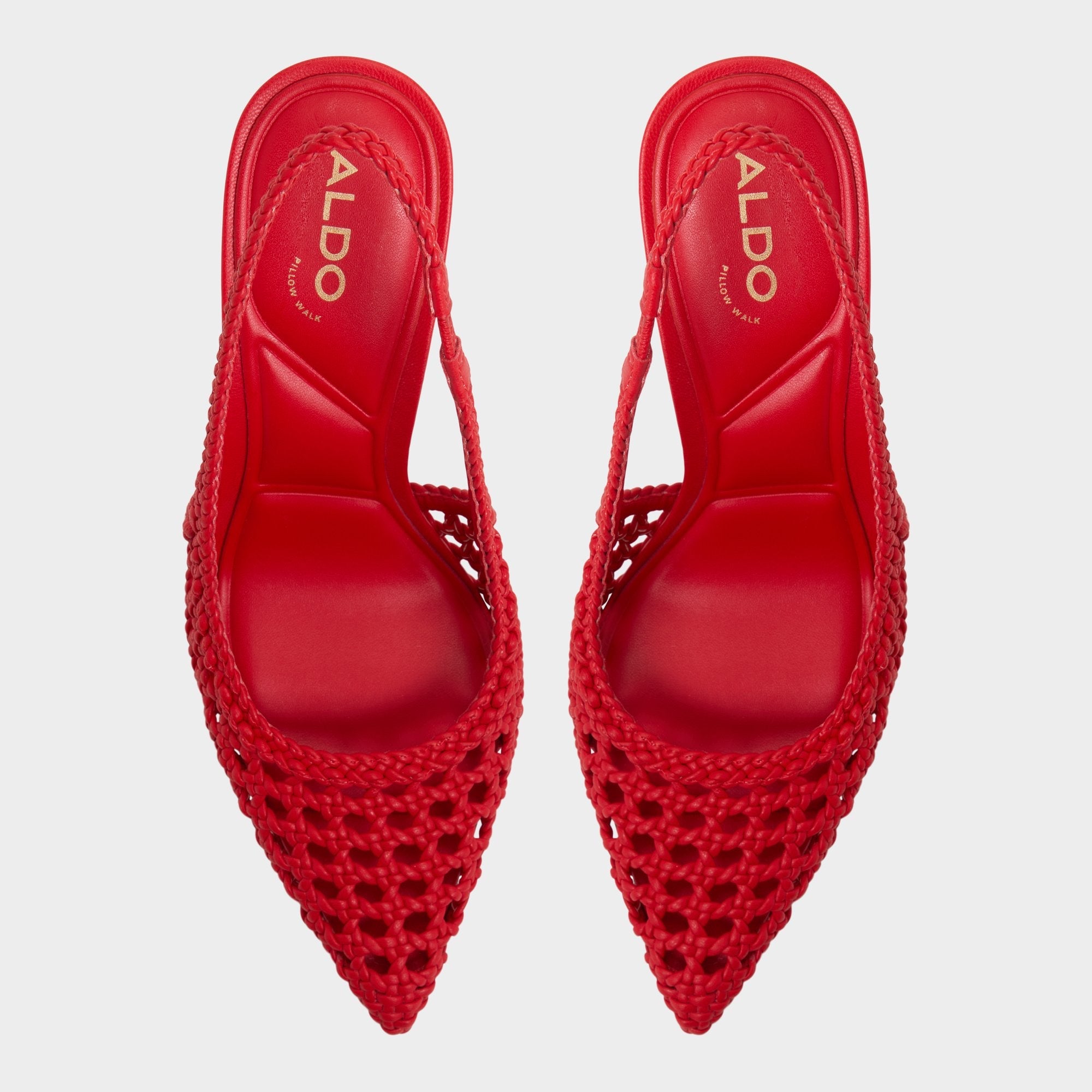 Petras Bright Red Women's Slingbacks - Slingback heel