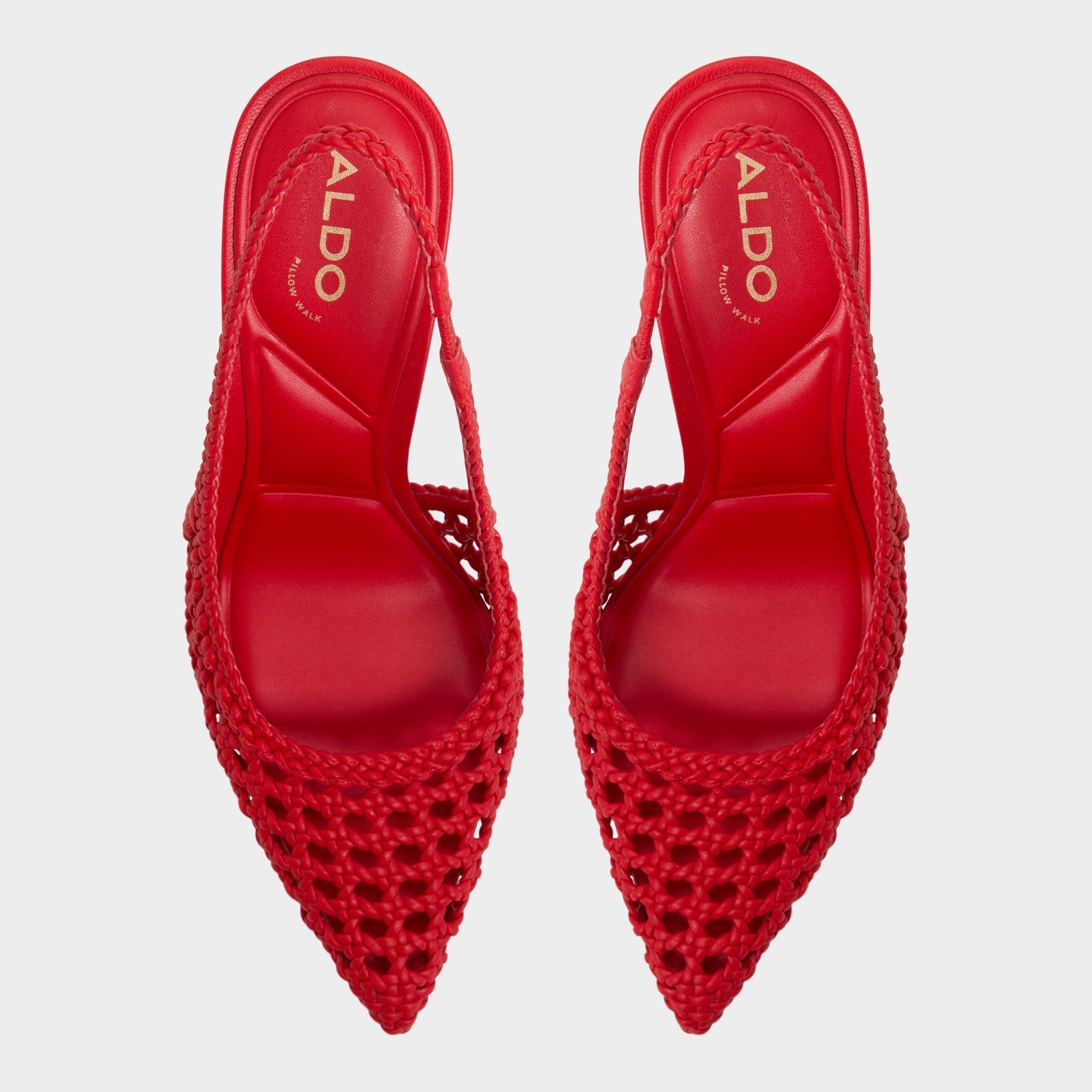 Petras Bright Red Women's Slingbacks - Slingback heel